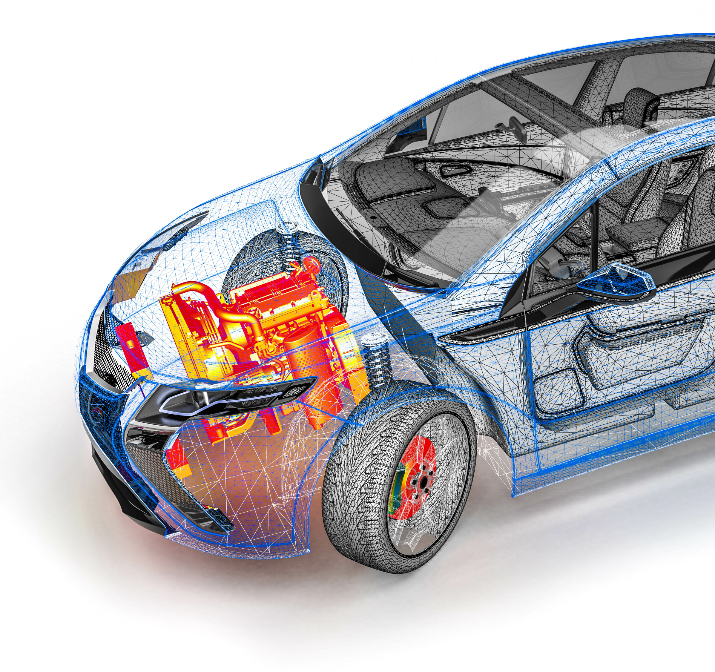 Moteur thermique en action